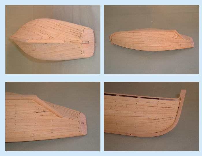 Jolie Brise hull planking