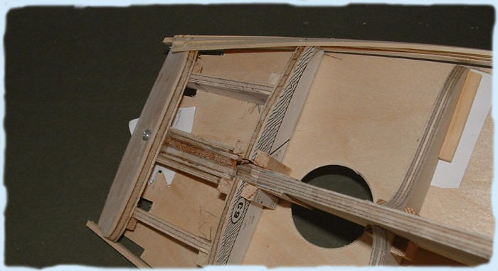 Keel extension at stern