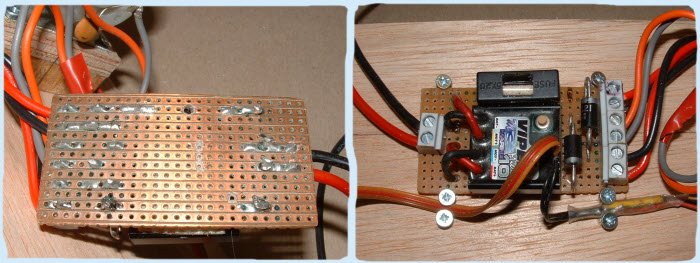 Servoless winch electronics components
